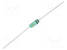 LANKAVASTUS - 1,3OHM - 1W - ±5% - Ø0,54X28MM - Ø3X9MM - 400PPM/°C - Tehovastukset - KNP01U-1R3 - 2