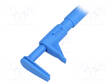MITTAUSKOUKKU - KROKOTIILI - 5A - 1KVDC - SININEN - 4MM - Testauskoukut - GRIP-F-23 - 2