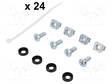 LIITIN: RJ45 - PATCH PANEL - CAT: 6 - RACK - HARMAA - PORTTIEN LUKU: 24 - RJ liittimet - LOG-NP0053 - 2