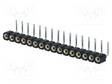 PIIKKIRIMALIITIN - N LIITINAARAS - PIN: 16 - THT - 90° KULMA - 2,54MM - Piikkirimaliittimet - DS1002-01-1X16R13 - 1