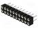 PIIKKIRIMALIITIN - N LIITINAARAS - PIN: 20 - THT - SUORA - 2,54MM - 2X10 - Piikkirimaliittimet - DS1002-01-2X10V13 - 1