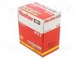 PLASTIC ANCHOR - WITHOUT SCREW - 10X50 - M-S - 50PCS - 10MM - Ruuvit - muut - FISCHER-50153 - 1