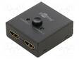 SWITCH - HDMI 1.4 - 3D,4K,ARC,DOLBY-TRUE HD,DTS-HD,HDCP 1.4,LPCM - HDMI, DVI, DisplayPort johdot - HDMI-SWITCH-03 - 1