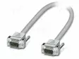 KAAPELI - D-SUB 9PIN PISTOKE,MOLEMMIN PUOLIN - PVC - PIT: 2M - HARMAA - Tietokonekaapelit ja -adapterit - 2305583 - 1
