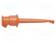 MITTAUSKOUKKU - 5A - 60VDC - ORANSSI - 2,29MM - 30VAC - Testauskoukut - POM-3925-3 - 1
