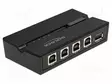 SWITCH - USB 2.0 - MUSTA - MUOVI - TULO: USB B PISTORASIA X4 - USB kaapelit ja adapterit - DELOCK-11493 - 1