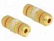 ADAPTERI - BANAANILIITIN PISTORASIA,MOLEMMIN PUOLIN - 9,5MM - Muut audio-videokaapelit - DELOCK-64143 - 1