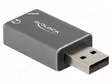 PC-KORTTI: ÄÄNI - USB 2.0 - PNP - HARMAA - Tietokonetarvikkeet - muut - DELOCK-66633 - 1