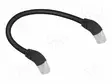 PATCH KAAPELI - S/FTP - CAT 6A - RJ45 ALAKULMALIITIN,MOLEMMIN PUOLIN - RJ45 Ethernet kaapelit - DELOCK-80273 - 1