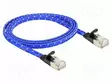 PATCH KAAPELI - U/FTP - CAT 6A - RJ45-PISTOKE,MOLEMMIN PUOLIN - 1M - RJ45 Ethernet kaapelit - DELOCK-80383 - 1