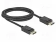 KAAPELI - DISPLAYPORT-PISTOKE,MOLEMMIN PUOLIN - DISPLAYPORT 2.1 - HDMI, DVI, DisplayPort johdot - DELOCK-80493 - 1
