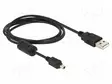 KAAPELI - USB A PISTOKE,USB B 4PIN PIENOISPISTOKE - 1,5M - MUSTA - USB kaapelit ja adapterit - DELOCK-82113 - 1