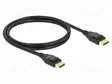 KAAPELI - DISPLAYPORT-PISTOKE,MOLEMMIN PUOLIN - DISPLAYPORT 1.2 - HDMI, DVI, DisplayPort johdot - DELOCK-82423 - 1