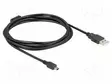 KAAPELI - USB 2.0 - USB A PISTOKE,USB B PIENOISPISTOKE - 1,5M - USB kaapelit ja adapterit - DELOCK-84913 - 1