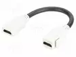 HDMI MODUULI - KEYSTONE - HDMI-PISTORASIA,MOLEMMIN PUOLIN - 120MM - Tietokonetarvikkeet - muut - DN-93403 - 1