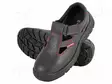 SANDALS - SIZE: 43 - MUSTA - LEATHER - SLIP - WITHOUT TOECAP - Turvakengät ja polvisuojat - LAHTI-L3060243 - 1