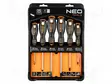 SCREWDRIVER: UNIVERSAL-SET - PHILLIPS,SLOT - 6PCS. - Ruuvimeisselit ja sarjat - NEO-04-213 - 1