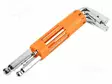 WRENCH: HEX KEY-SET - SPHERICAL - LONG - 8PCS. - Kuusiokolo- ja TORX avaimet - NEO-09-523 - 1
