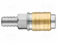 QUICK CONNECTION COUPLING - BRASS - APPLICATION: FOR COMPRESSOR - Pneumatiikkatyökalut ja tarvikkeet - NEO-12-623 - 1