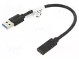 ADAPTERI - OTG,USB 3.1 - USB A PISTOKE,USB C RASIA - NIKKELÖITY - USB kaapelit ja adapterit - AD-UC-UA-03 - 1