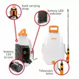BATTERY POWERED BACKPACK PRESSURE SPRAYER - 12 L - Puutarhaletkut, liittimet ja kastelu - DTB10003 - 5