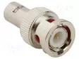 LIITIN: BNC - PISTOKE - SUORA - 50OHM - PTFE - KULLATTU - BNC liittimet - 202113 - 1