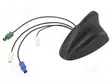 ANTENNI - AUTO-SHARK - AM,DVB-T,FM,GPS,TV - YLEISMALLINEN - 0,25M - Autoantennit - 7727083 - 1