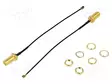 KAAPELI - 100MM - IPEX MHF1,SMA NAARAS - 50OHM - 2KPL - Antennijohdot - DF-FIT0833 - 1