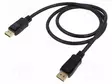 KAAPELI - DISPLAYPORT-PISTOKE,MOLEMMIN PUOLIN - PVC - PIT: 1M - MUSTA - HDMI, DVI, DisplayPort johdot - GOOBAY-74743 - 1