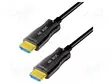 KAAPELI - HDMI-PISTOKE,MOLEMMIN PUOLIN MUSTA - METALLI - HDMI, DVI, DisplayPort johdot - CHF0103 - 1