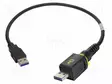 KAAPELI - HARTING PUSHPULL (V4) - USB 3.0 - 2M - MUSTA - IP65,IP67 - PVC - USB kaapelit ja adapterit - 09454452913 - 1
