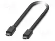 KAAPELI - USB 3.2 GEN 1 - USB C PISTOKE,MOLEMMIN PUOLIN - 2M - MUSTA - USB kaapelit ja adapterit - 1333213 - 1