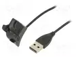 KAAPELI: ÄLYKELLON LATAAMISEEN - HUAWEI - 1M - 1A - MUSTA - USB kaapelit ja adapterit - AK-SW-03 - 1
