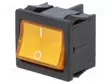 KEINUKYTKIN - DPST - AS: 2 - ON-OFF - 10A/250VAC - ORANSSI - IP40 - LEDOHM - Keinukytkimet - 01805.7104-03 - 1