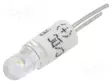 LED LAMPPU - VALKOINEN - BI-PIN - 24VDC - 24VAC - MUOVI - 3MM - -20÷60°C - Merkkivalot ja pienoislamput - 1501535W3 - 1