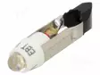 LED LAMPPU - VALKOINEN - T5,5K - 12VDC - 12VAC - MUOVI - 3MM - -20÷60°C - Merkkivalot ja pienoislamput - 1504125W3 - 1