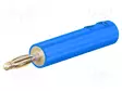 LABORATORIOLIITIN: BANAANI 2MM - ADAPTERI - 10A - 30VAC - 60VDC - 36MM - Banaaniliittimet 2mm - A24-23 - 1