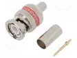LIITIN: BNC - PISTOKE - UROS - SUORA - 75OHM - PURISTUS - RG59 - JOHTOON - BNC liittimet - 1505ABHD3 - 1