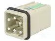 HDC-LIITTIMEN SISÄOSA - UROS - 16A - 400V - HAN Q - PIN: 6 - 5+PE - HARTING liittimet - 09120052633 - 1