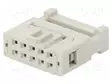 LIITIN: IDC - PISTOKE - NAARAS - PIN: 10 - SUORA - IDC - - 2,54MM - IDC liittimet - 09185107813 - 1