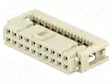LIITIN: IDC - PISTOKE - NAARAS - PIN: 20 - SUORA - IDC - - 2,54MM - IDC liittimet - 09185206803 - 1
