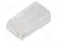 LIITIN: RJ45 - PISTOKE - PIN: 8 - CAT: 6 - SUOJATTU - 8P8C - JOHTOON - IDC - RJ liittimet - 54553 - 1