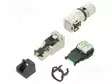 LIITIN: RJ45 - PISTOKE - PIN: 8 - CAT: 6A - SUOJATTU - KULLATTU - 5,5÷10MM - RJ liittimet - J00026A4003 - 1