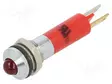 MERKKIVALO: LED - KUPERA - PUNAINEN - 24VDC - Ø8MM - IP67 - LIITTIMET - Merkkivalot ja pienoislamput - 19060353 - 1