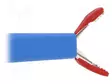 MITTAUSKOUKKU - KROKOTIILI - 16A - SININEN - LIITOKSET: MESSINKI - 1KV - Testauskoukut - AB200-23 - 2