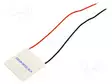 MODUULI: PELTIERIN - 15,4V - 5A - 40X40X4MM - 46,5W - KERAMIIKKA - 20AWG - Peltier elementit - ATS-TEC40-40-003 - 1