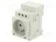 MODUULI: VERKKODIN RUNKOLIITIN -KISKOLLE - 230VAC - 16A - Kiskoliittimet - 5TE6803 - 1