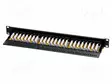 PATCH-PANEELI - RJ45 - MUSTA - RJ liittimet - LOG-NP0133 - 1