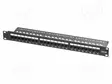 PATCH-PANEELI - RJ45 - MUSTA - RJ liittimet - LOG-NP0133 - 2