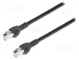 PATCH KAAPELI - SF/UTP - 5E - CU - PVC - MUSTA - 3M - 26AWG - JOHTIMET: 8 - RJ45 Ethernet kaapelit - CA00613.00C03 - 1